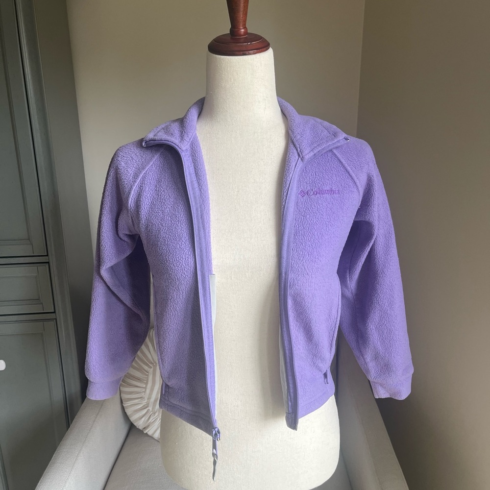 Kids Columbia Purple Fleece Jacket